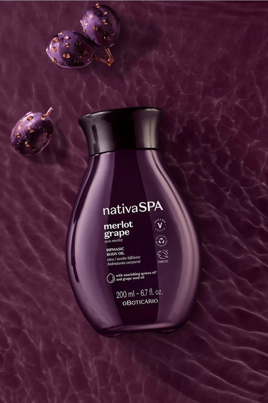 Nativa Spa Merlot Grape Biphase Body Oil